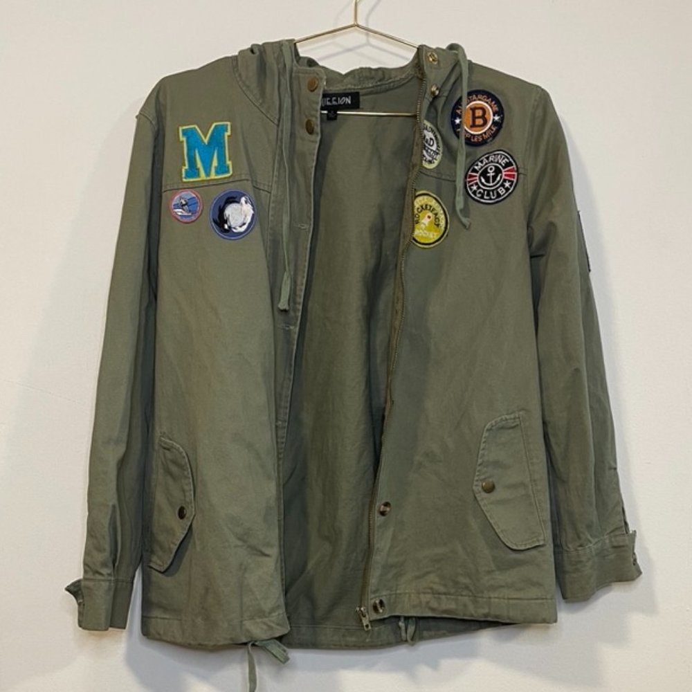 Mieeion Patchwork Jacket With Hood - image 3